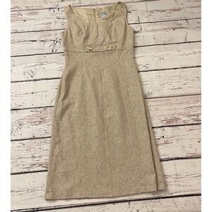 Anthropologie Tabitha‎ Wool Viscose Blend Dress Size 6 Women's Boho Midi